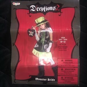 Child monster bride costume